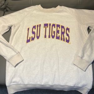 White LSU Sweatshirt